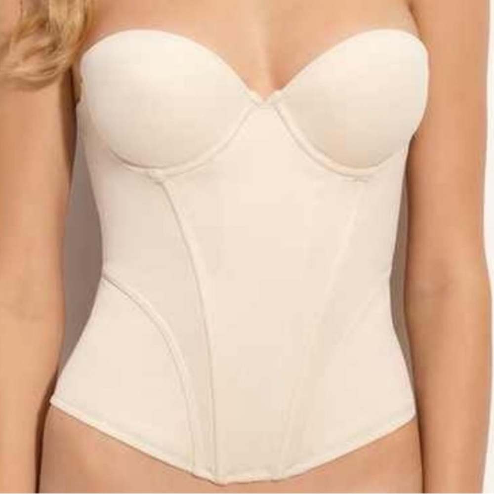 FELINA - 8276 - STRAPLESS UNDERWIRE BUSTIER IN NUDE